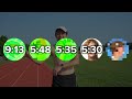 I Beat Every YouTuber's Fastest Mile!