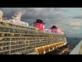 Horn battle between the Disney Wonder and the Disney Dream Nassau, Bahamas November 24,2015