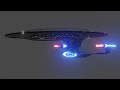 Enterprise D Glow Warp Test