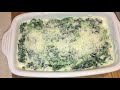 BAKED SPINACH WITH CHEESE | How To Cook Baked Spinach with Cheese At Home