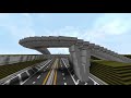 Minecraft Let’s Build A City Timelapse – E2 – Highway Intersection – Downtown Palimo