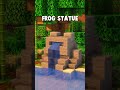 A Minecraft Frog Statue #Minecraft #MinecraftBuilds