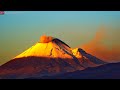 May 27, 2024: Beautiful Sunrise at  Popocatepetl Volcano, near Mexico City