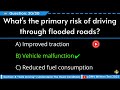 DMV Senior Renewal Test 2024 California | DMV Written Test 2024 | Understand the road condition