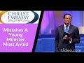 PASTOR CHRIS TEACHING | MISTAKES A YOUNG MINISTER MUST AVOID |  CHRIST EMBASSY | BIBLE STUDY