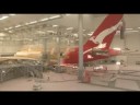 Painting of the first Qantas A380