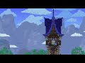 Mage Tower Base Build Timelapse! | Magnus the Mage | Terraria Calamity Mod Death Mode Playthrough