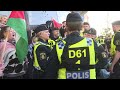 Pro-Palestinian protesters removed by Swedish police before Eurovision final | AFP