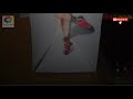 3D ART DESENHANDO MAY THE KING OF FIGHTERS EM 3D | PERSPECTIVE TRICK