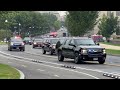 Biden's Motorcade leaving the White House on September 12, 2022