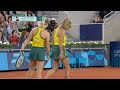 Coco Gauff, Jessica Pegula win first round doubles match over Australia | Paris Olympics