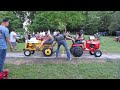 Garden tractor tug of war. Cub Cadet vs ingersoll vs John Deere vs Wheel Horse vs Allis Chalmers