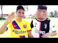 JUVENTUS vs BARCELONA ¡Duelo MODO CARRERA! Epic Retos de Futbol ⚽️