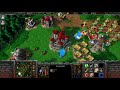 1 human vs 3 random insane computer AI in Warcraft 3 Frozen Throne on Twisted Meadows