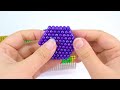 Magnet Challenge - How To Make Mini Car Carrier From Magnetic Balls (Satisfying) ASMR 4K