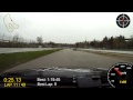 Hockenheimring Onboard BMW M5 E34, DSK 16.11.2013, 1. Turn