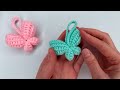 Crochet how-to: BUTTERFLY tutorial ✷ Quick & easy DIY keychain🦋