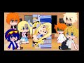 Anime characters react to aech other Lucy  past 1/6 /Gacha club/