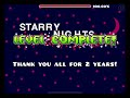 || Starry Nights || by LostShadowGD || 4K || 60fps || Geometry Dash 2.205 ||