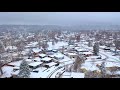 03-15-2021 Rapid City, SD - Post-Blizzard Drone Clips - Snowy Neighborhood