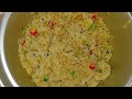 Spicy fried rice with cup nodles and egg