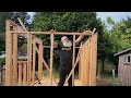 Building a 8'x12' GARDEN SHED Part 2 (Walls and Siding)