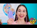 CUTE EPOXY RESIN AND 3D PEN JEWELRY || Funny Phone Hacks By 123GO!GOLD