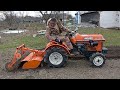 Минітрактор Kubota B1-10 Тренувальний заїзд !!!