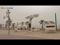 KITE BEACH DUBAI TOUR in Sandstorm (4K HD) | Ghost Beach | ASMR Walker 👣 | Tourist Attraction 🇦🇪