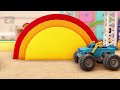 Play shadow play with tomoncar friends! Learning object names nursery rhyme Kids Songs