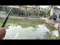 Liburan mancing  ikan nila di kolam gg rawa