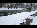 Day 2 of using my first camcorder during a snowstorm, that I bought for $100.