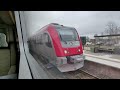 A trip on Sweden's WEIRD and UNIQUE rubber front trains from Linköping to Kalmar (Kustpilen)