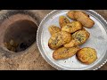 Traditional Bread Baking in a Wood-Fired Oven | Stuffed with Wild Spinach