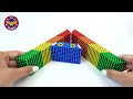 DIY - How to build a beautiful castle for hamsters using magnetic balls