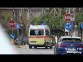 Ambulanza SUEM 118 San Donà + ambulanza Castel Monte in emergenza - Italian ambulance code 3