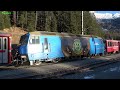 Trains spéciaux avec les Ge 4/4 III des Chemins de fer Rhétiques RhB.