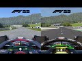 F1 22 vs F1 23 | Direct Comparison