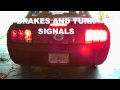 2007 V6 Mustang Sequential Tail light demo