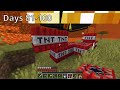 I Survived 100 Days in a Lava Tsunami in Minecraft HARDCORE