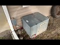 Outdoor Air Compressor Enclosure for My 1/2HP Husky Air Compressor!