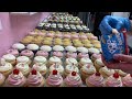 Decorating 200 Cupcakes in LESS than an Hour! | Unedited Cupcake Decorating 4K