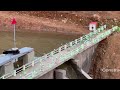 Build a mini hydroelectric dam with two powerful generators