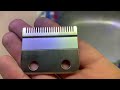 How to sharpen any clipper or trimmer blades using a 150grits and 240grits sandpaper