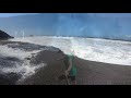 Alamere falls at high tide - Point Reyes