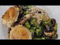 Chicken Broccoli Mushroom Quick Dinner - Lively Life Video