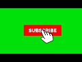 Subscribe & Notification bell Greenscreen | 👉 No Copyright | Subscribe & bell Icon Animation !! 😍