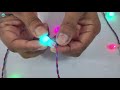 How To Make RGB Chain At Home Decoration Light | Using 50 piece LED | Diwali Special