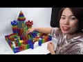 DIY - How To Build Castle Maze For Hamster From Magnetic Balls (Satisfying) | Magnet World Series