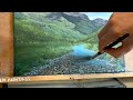Landscape Painting Time-Lapse | “Passage to the Peak”